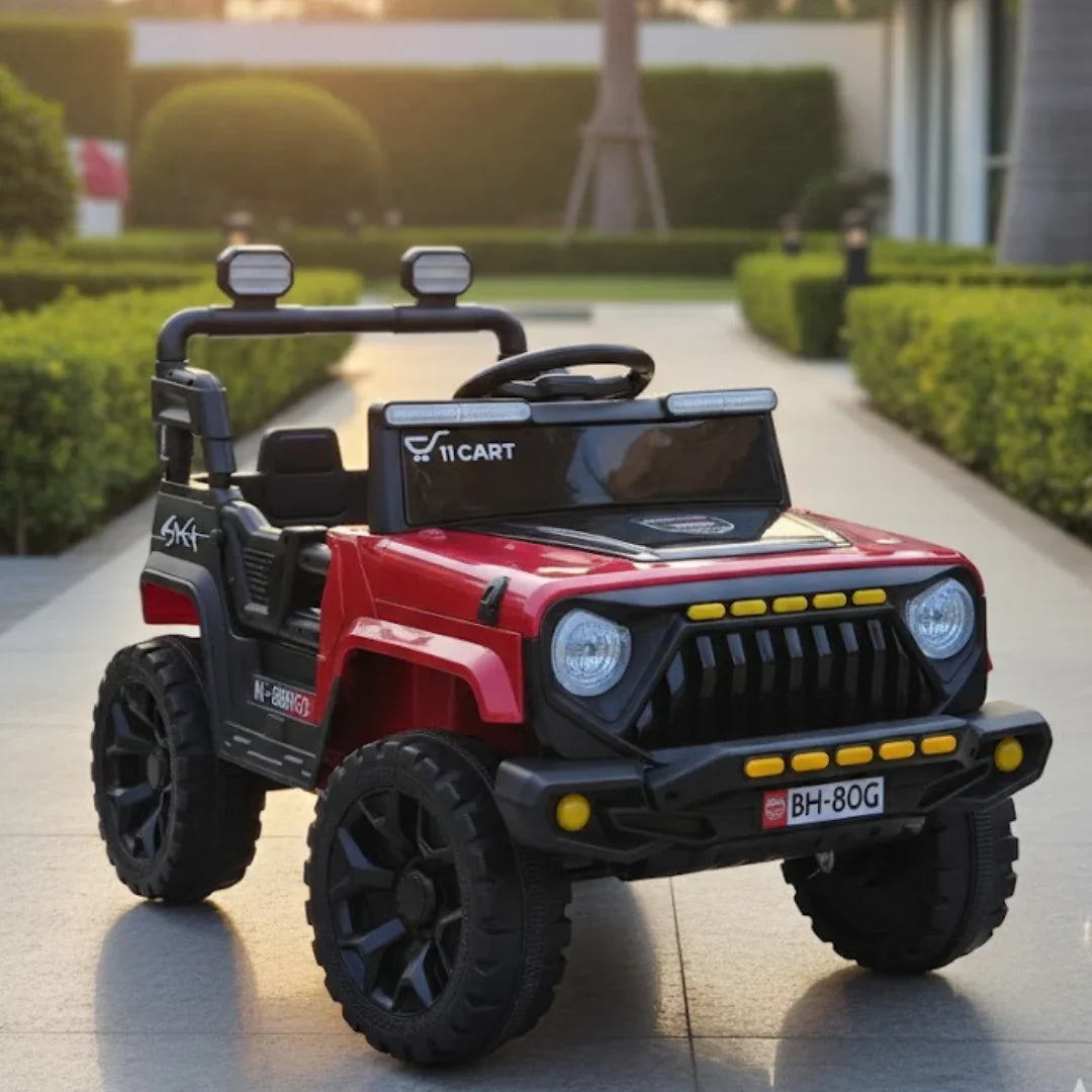 11CART Mini 4x4 Battery Operated Ride-On Jeep for Kids