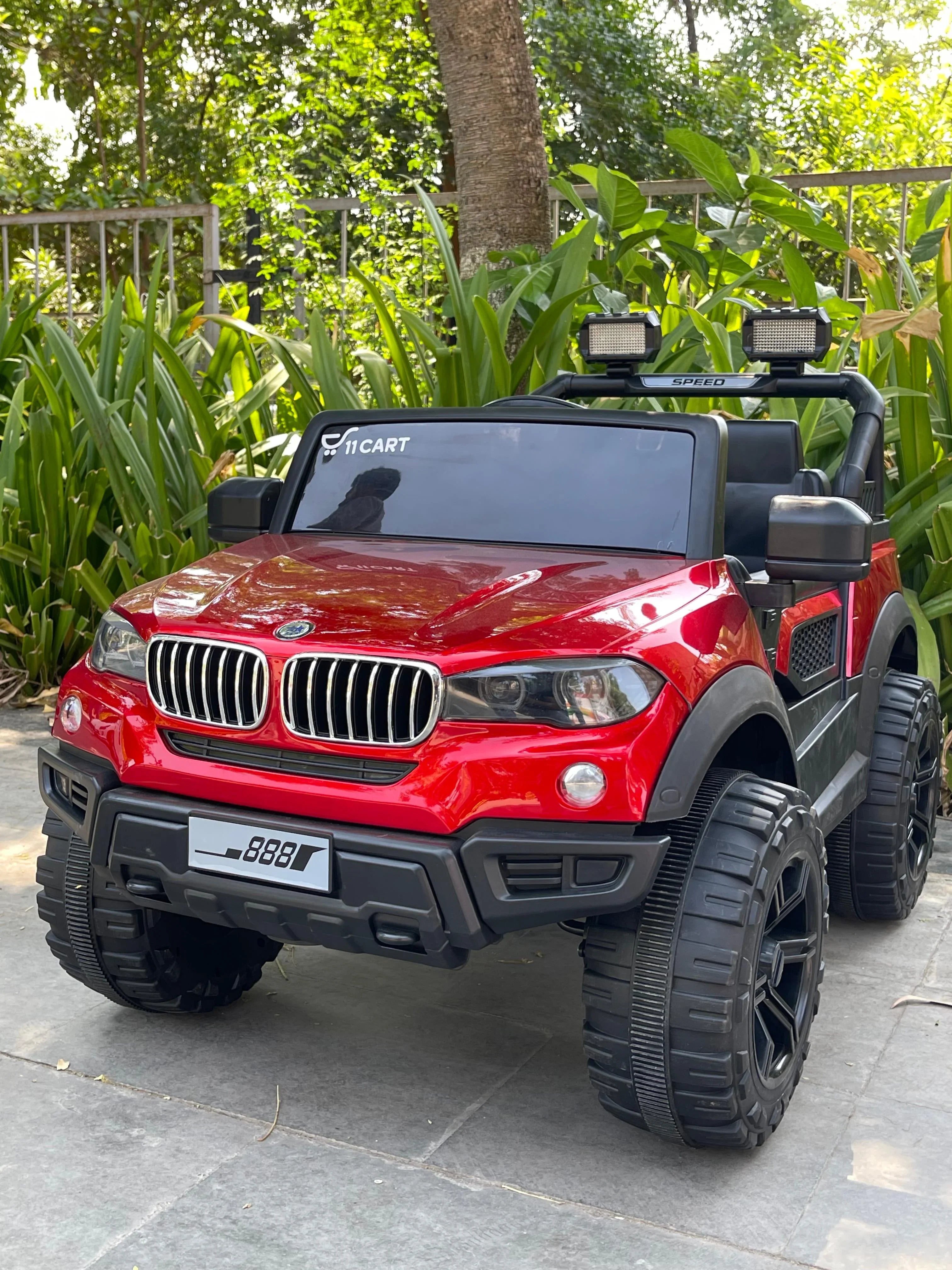 Ride-On 12V Rechargeable Battery-Operated Ride on Speed Jeep for Kids