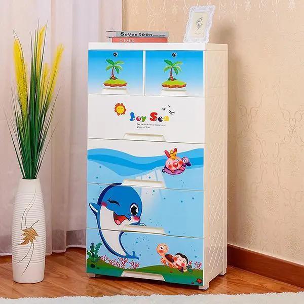 Dolphin 11Cart Plastic Kids Wardrobe