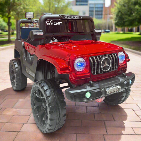 Mercedes G63 4WD Ride-On Jeep for Kids – Battery Operated Electric Car with Remote, Music & LED Lights