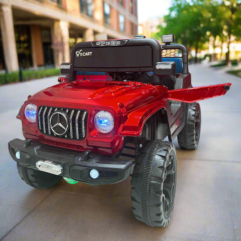 Mercedes G63 4WD Ride-On Jeep for Kids – Battery Operated Electric Car with Remote, Music & LED Lights