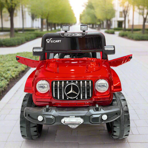 Mercedes G63 4WD Ride-On Jeep for Kids – Battery Operated Electric Car with Remote, Music & LED Lights