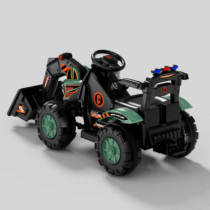 11CART Kids Ride-On JCB Excavator | 12V Battery-Powered Excavator Toy