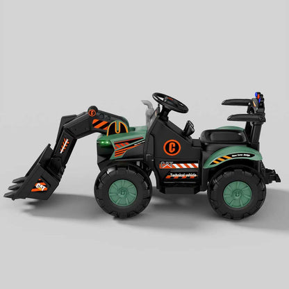 11CART Kids Ride-On JCB Excavator | 12V Battery-Powered Excavator Toy