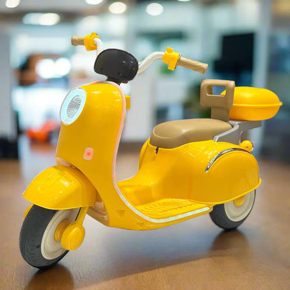 12V Electric Ride-On Vespa Mini for Kids – 3-Wheel Scooty | 11cart