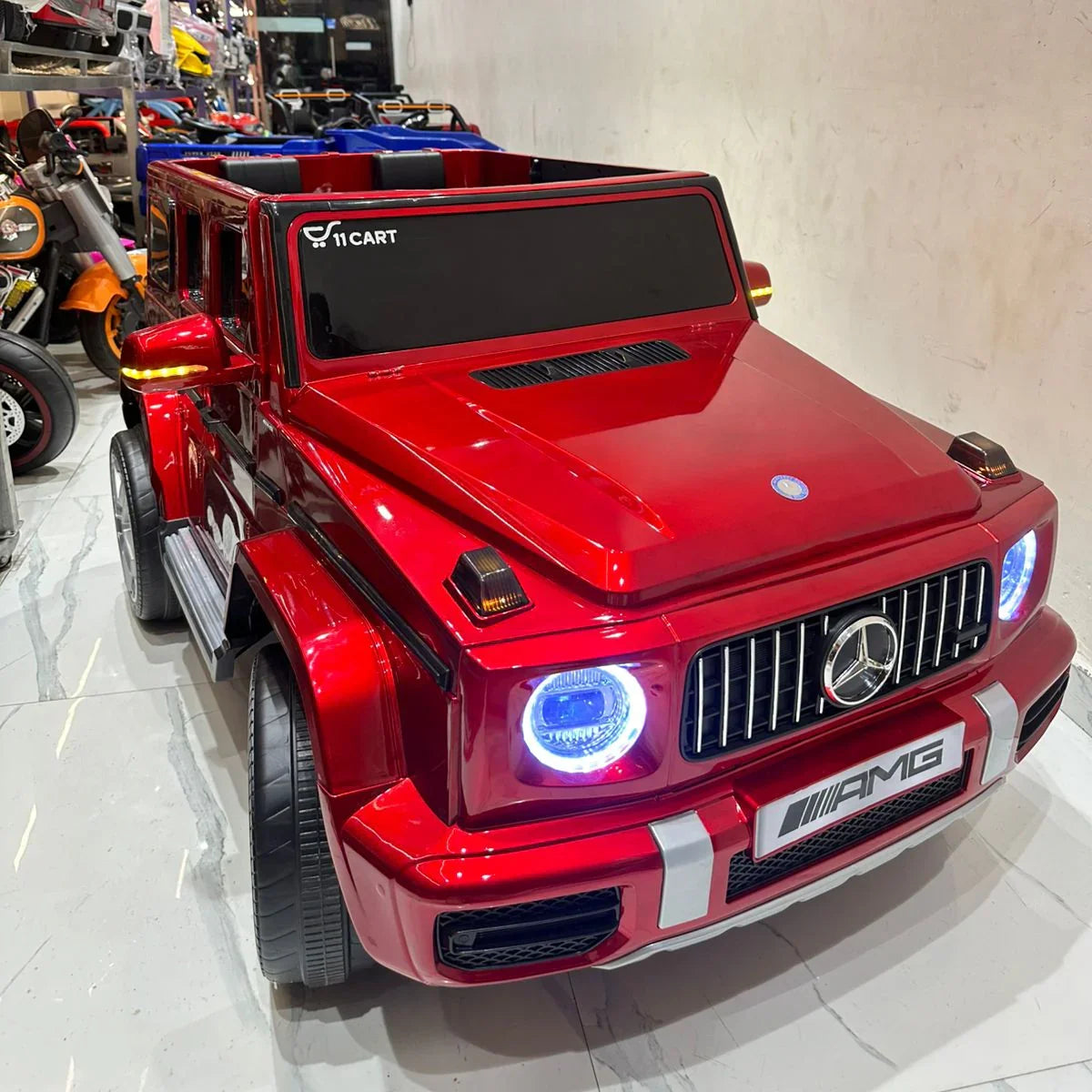 11Cart Mercedez‑G63 AMG 12 V Kids Electric Car with Remote