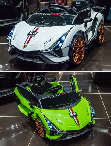 Lamborghini Electric Sports Ride on Car for Kids | 4 Channel Parental Control