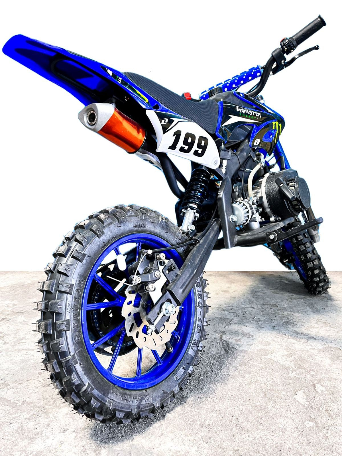 Adventure Awaits: 50cc Petrol Dirt Bike for Kids with Free