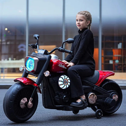 11CART Harley Cruiser Edition – Powerful 12V Kids Electric Ride-On Bike