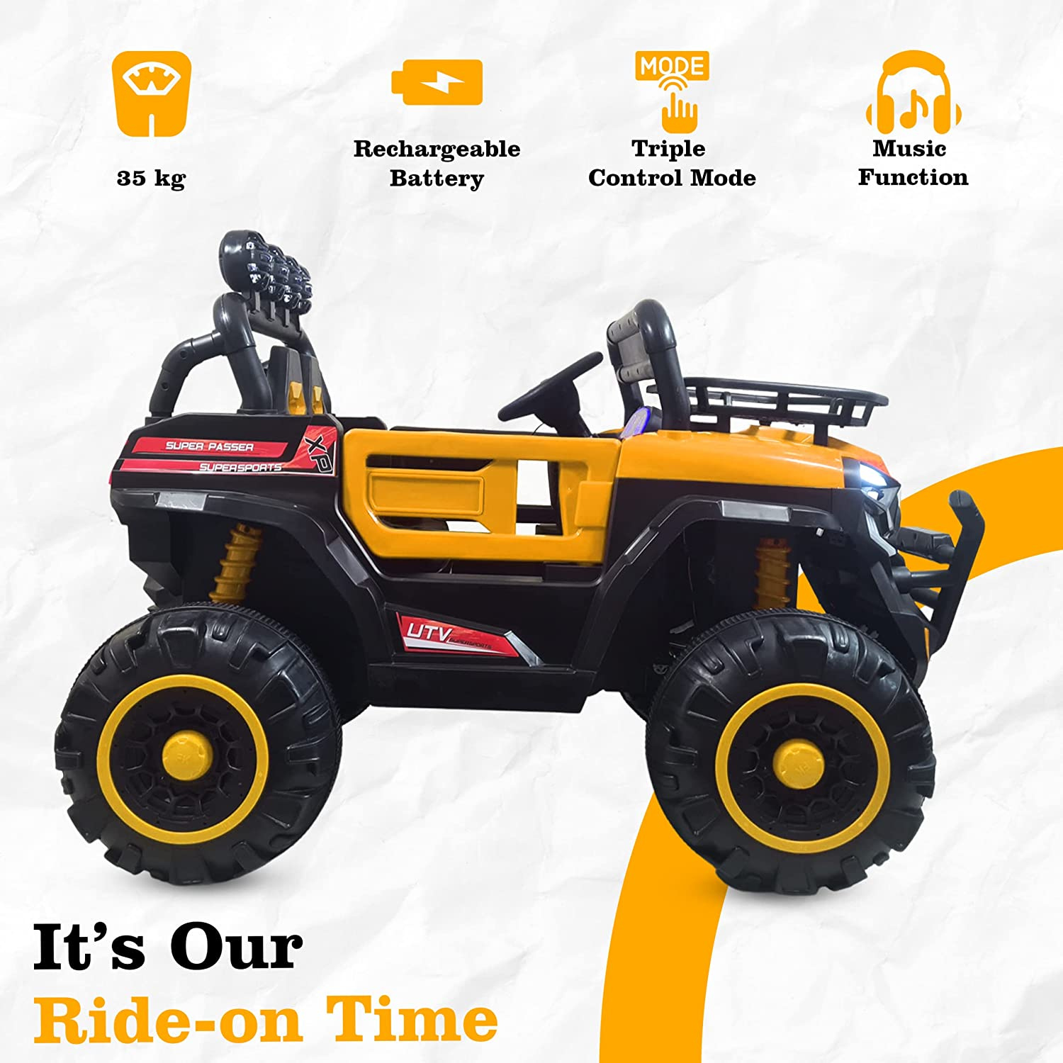 Kids best sale battery utv