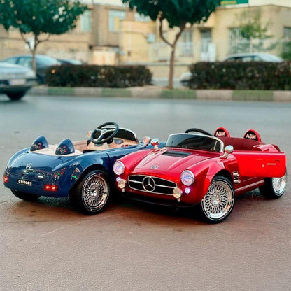 Kids Electric Vintage Mercedez Benz Ride On Sports Car