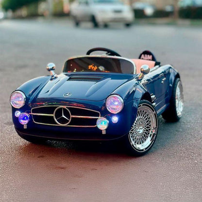 Kids Electric Vintage Mercedez Benz Ride On Sports Car