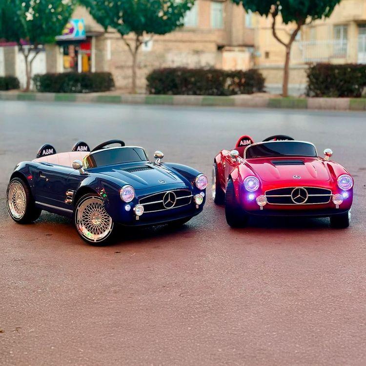 Kids Electric Vintage Mercedez Benz Ride On Sports Car