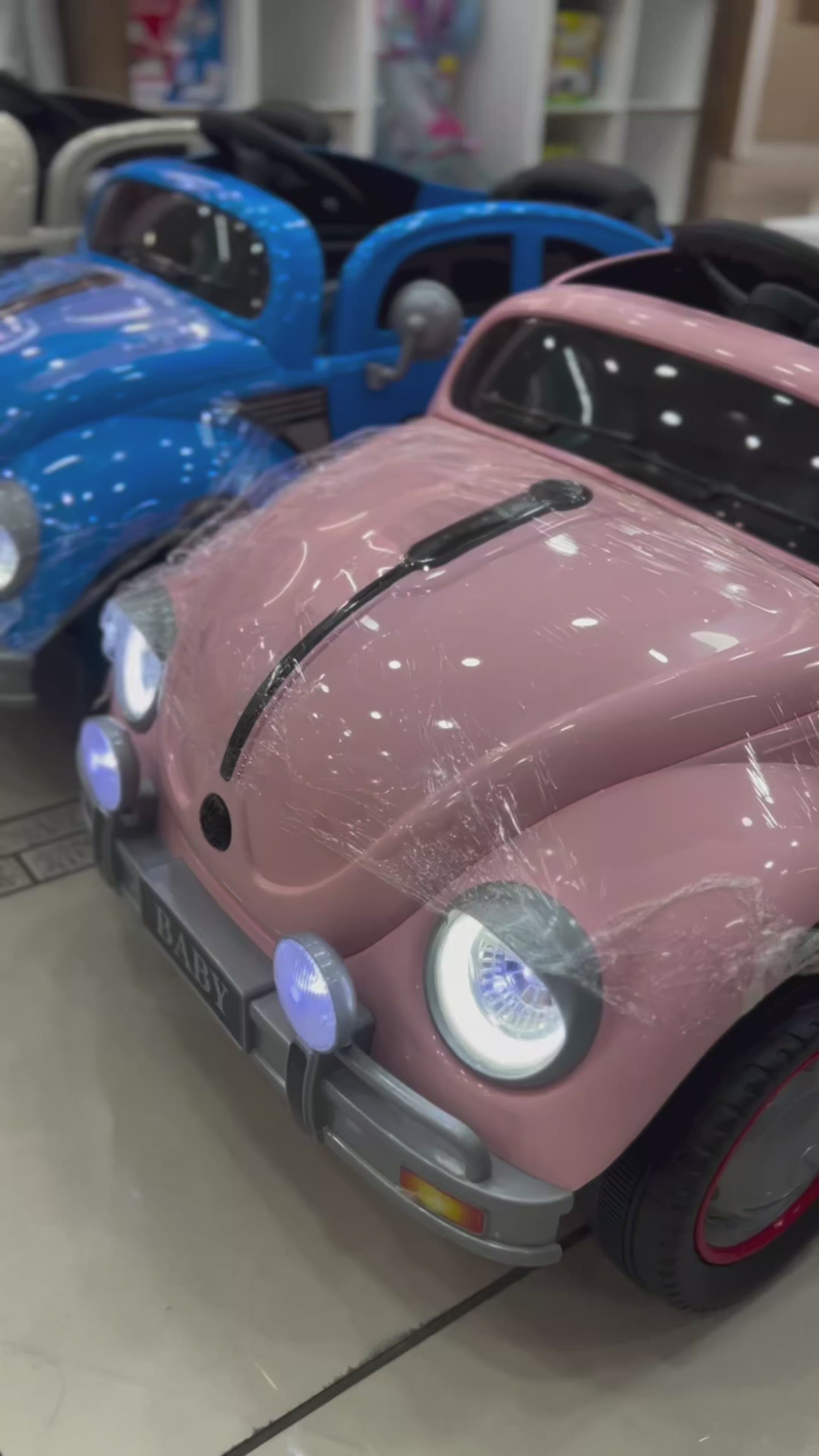 11Cart Volkswagon Beetle Style 12V Kids Electric Ride-On Car