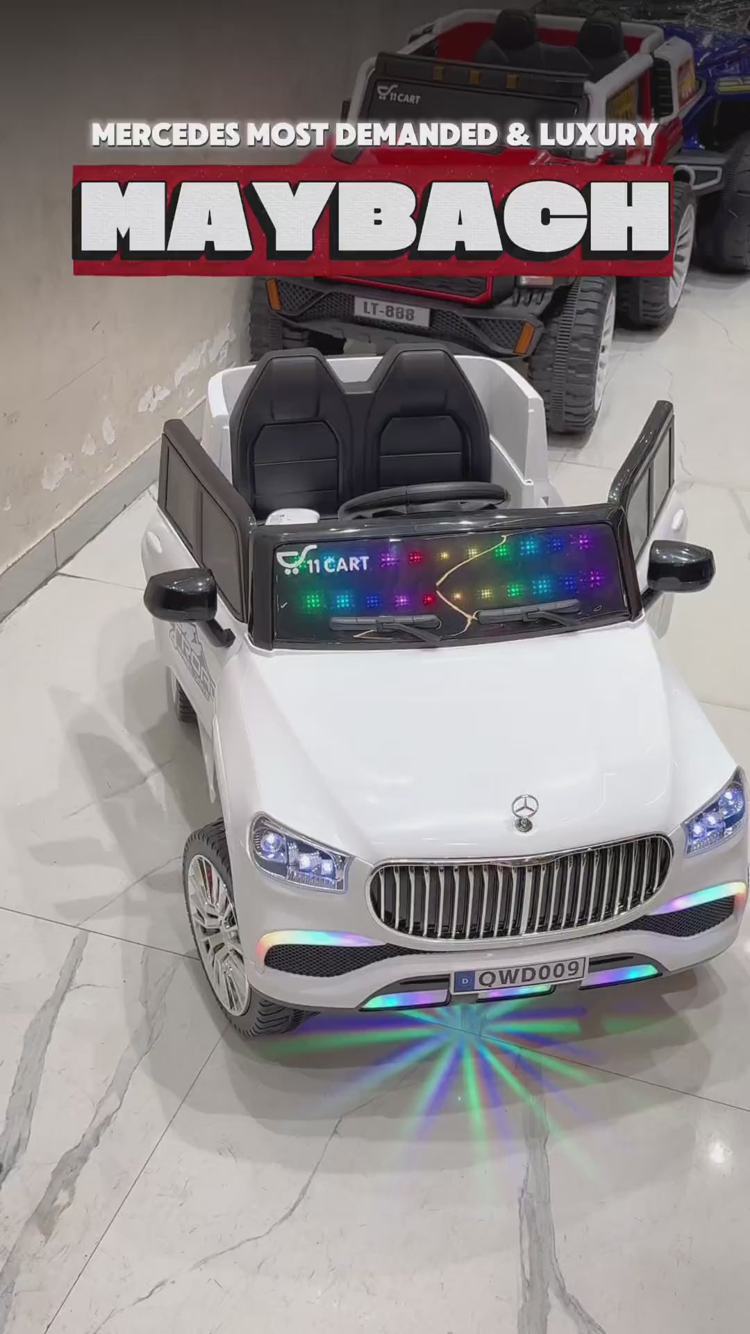 11CART Mercedes Maybach Luxury Kids Ride-On SUV