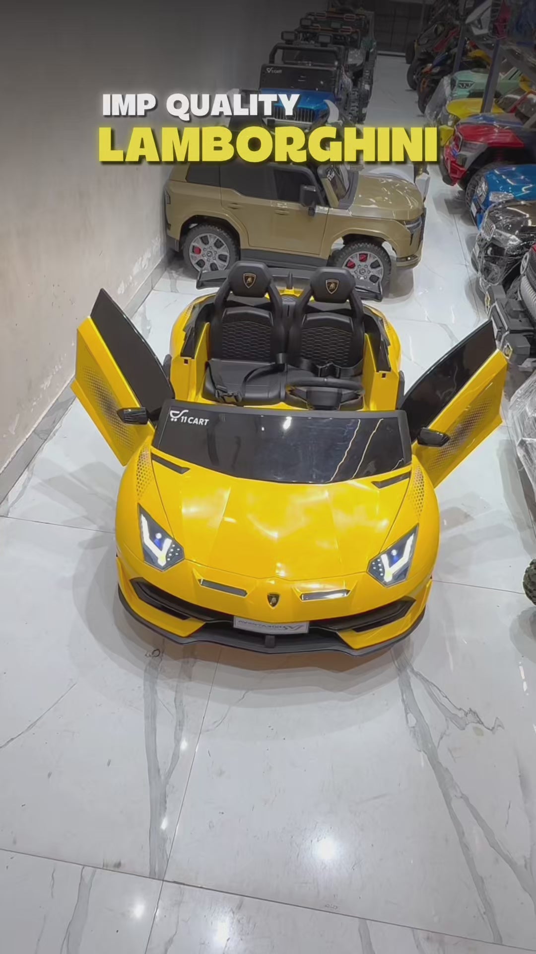 Lamborghini Aventador SVJ 2-Seater Kids Ride-On Car | 11CART