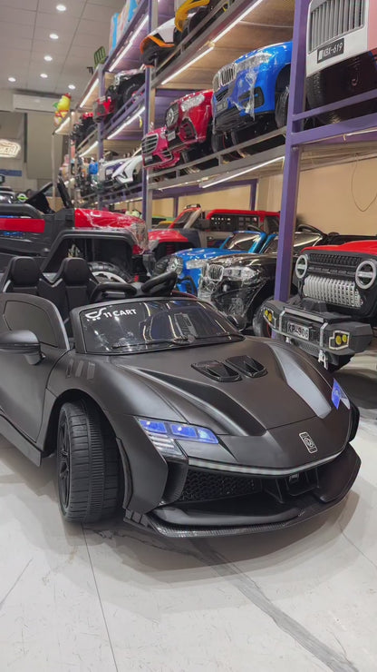 11CART Ferrari F90 Turbo Kids Ride-On Sports Car