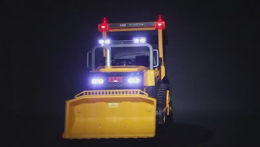 11CART Premium Kids Ride-On JCB Bulldozer – Electric Construction Vehicle