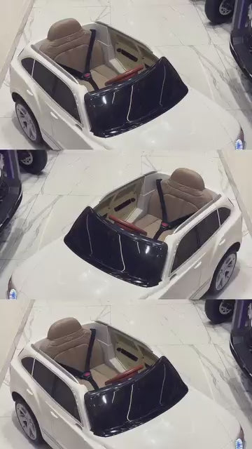 Licensed Bentley Bentayaga Kids Car White
