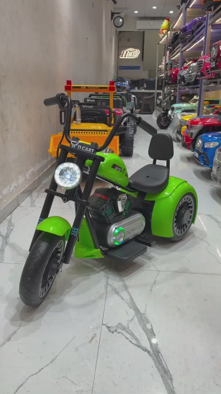 11CART Ultimate Harley Cruiser Electric Motorcycle For Kids