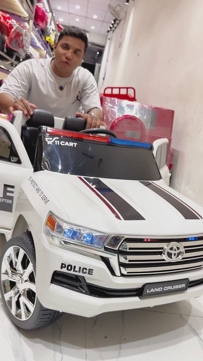 Licensed Toyota Land Cruiser Police Kids Car