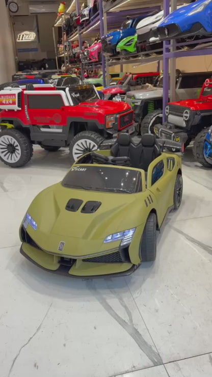 11CART Ferrari F90 Turbo Kids Ride-On Sports Car