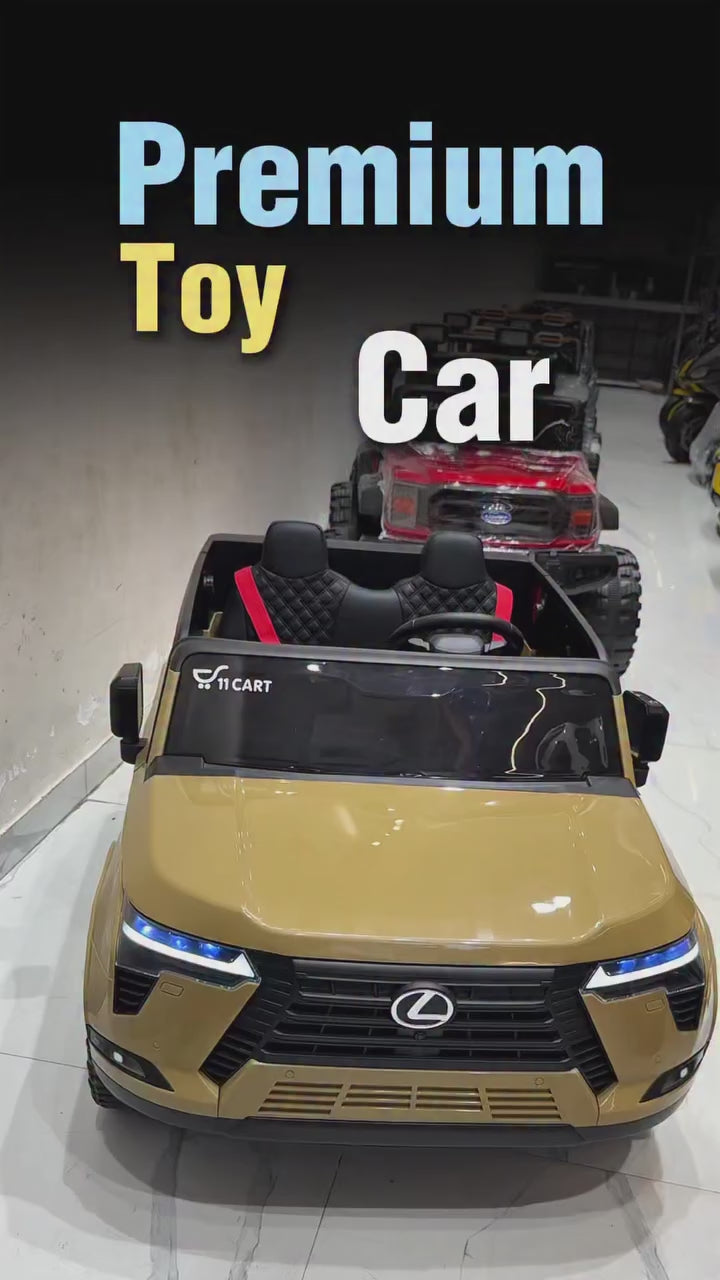 11CART Officially Licensed Lexus LX 12V Kids Ride-On SUV
