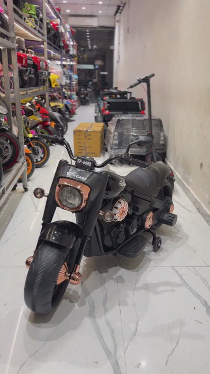 11CART Harley Cruiser Edition – Powerful 12V Kids Electric Ride-On Bike