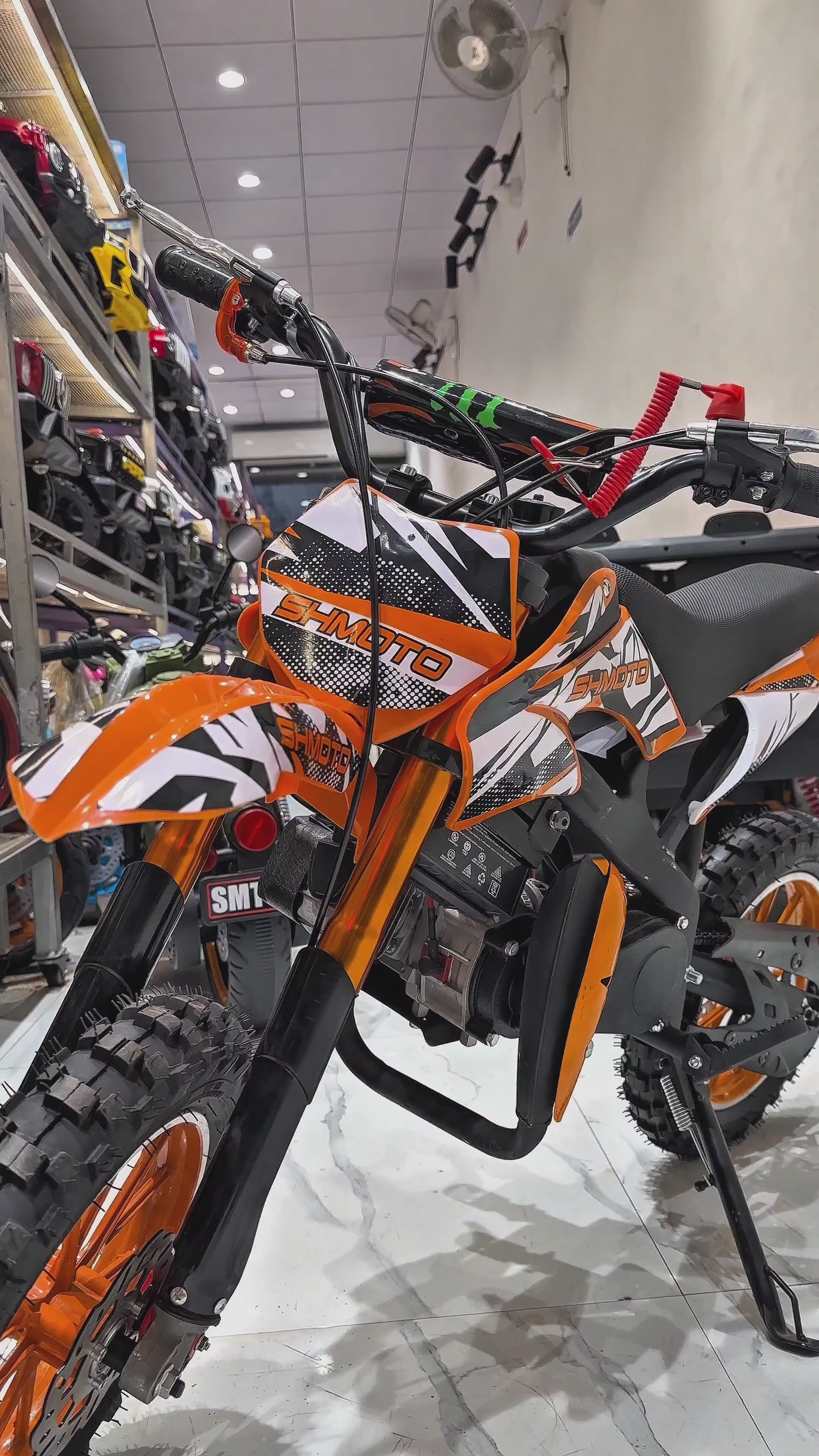 49CC Dirt Bike | Kids Sport Bike PETROL | RED