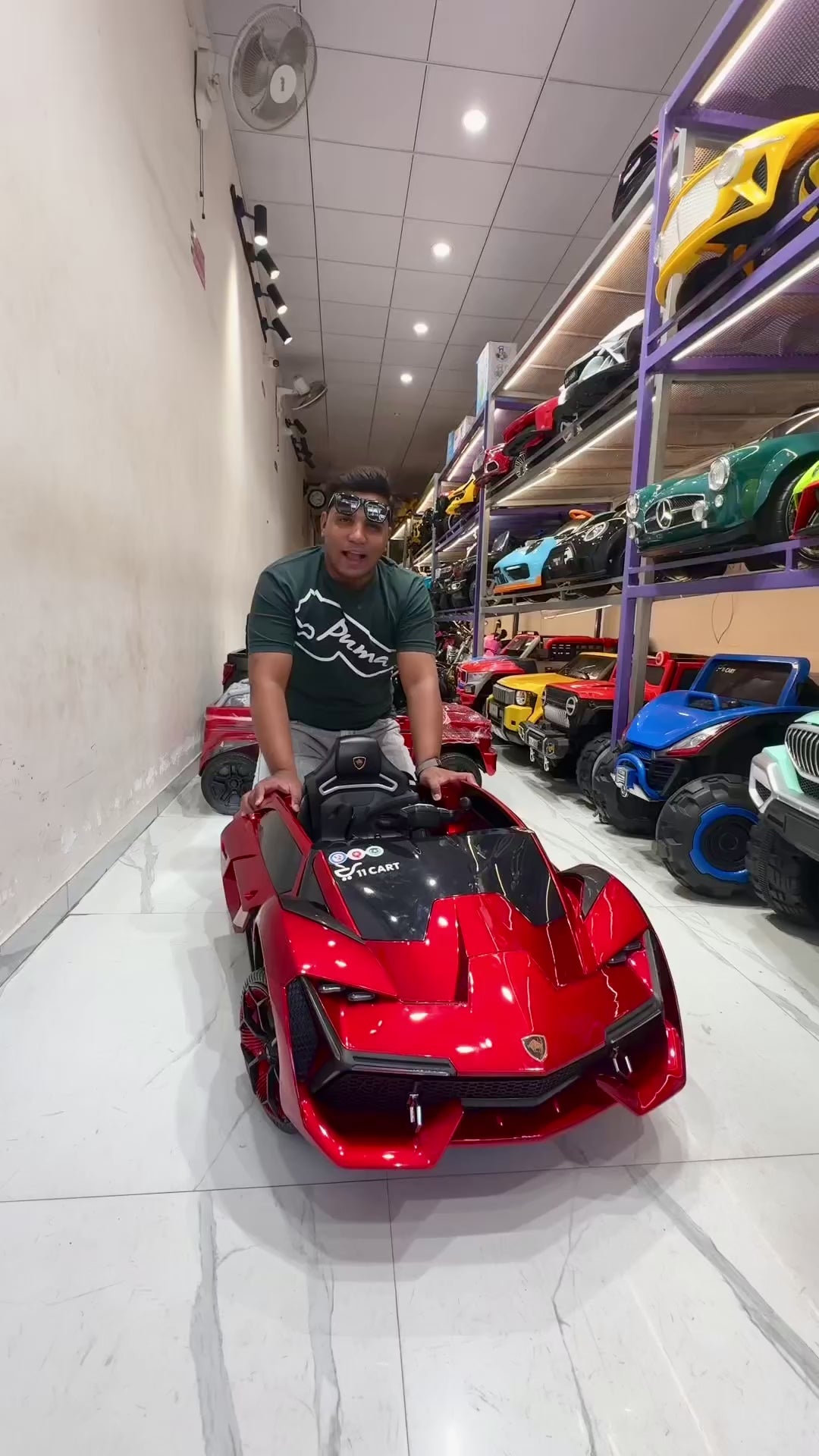12V Lamborghini NEL-603 Racing Car for Kids | pedal/steering wheel & remote controller