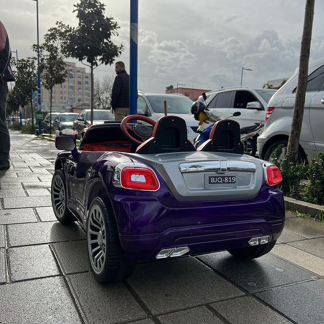 Rolls Royce Rechargeable Ride on Car for Kids & Toddlers with Remote Control - Purple