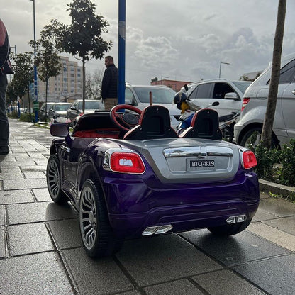 Rolls Royce Rechargeable Ride on Car for Kids & Toddlers with Remote Control - Purple