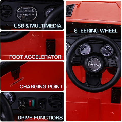 Rechargeable Battery Operated Electric Kids Jeep FT938