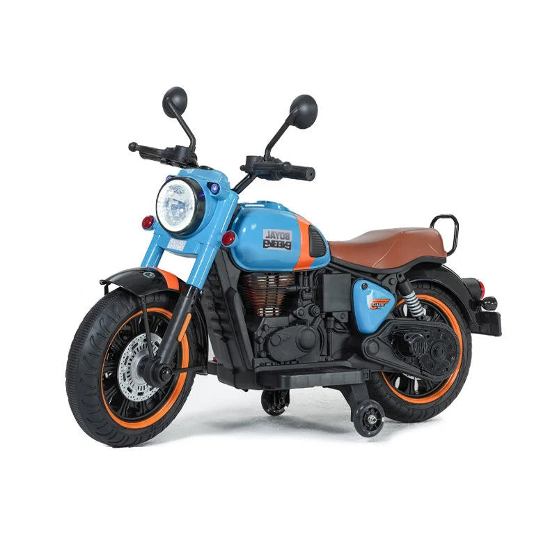 11CART Royal Enfield–Style Bullet Kids Electric Ride-On Bike