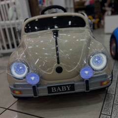 11Cart Volkswagon Beetle Style 12V Kids Electric Ride-On Car