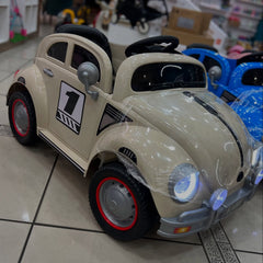 11Cart Volkswagon Beetle Style 12V Kids Electric Ride-On Car