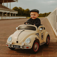 11Cart Volkswagon Beetle Style 12V Kids Electric Ride-On Car