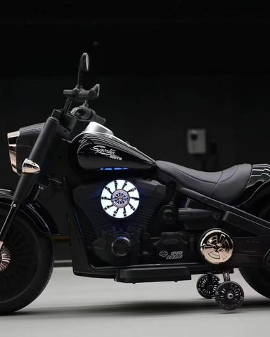 11CART Harley Cruiser Edition – Powerful 12V Kids Electric Ride-On Bike