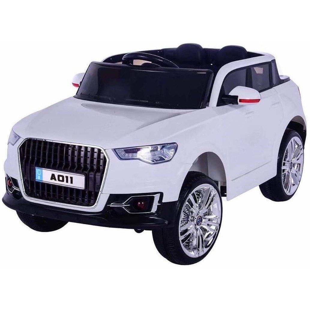 Red and White AO11 Audi rechargeable Jeep Car for Your Kids | Safety belt & Remote Control - 11Cart