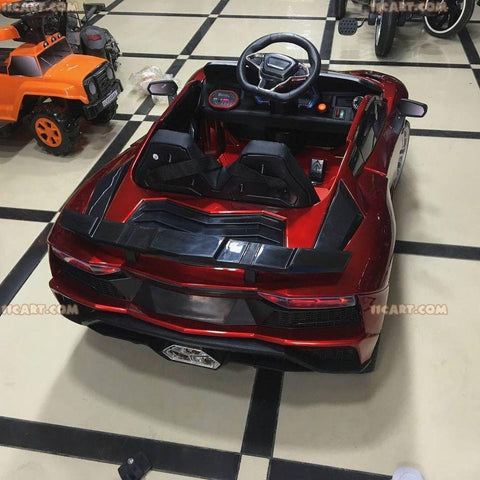 2 Engines Lamborghini Aventador  LT-998 Style Car Open Wing for Kids | high-end power plunger - 11Cart