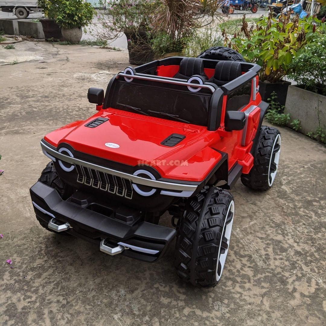 Amazing 12v 2 Seat 4 Wheel Drive Kids Ride on Jeep WN-1166 | With Remote Control - 11Cart