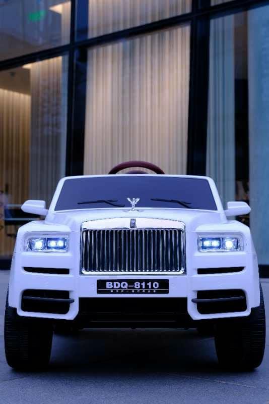 Rolls Royce Rechargeable Ride on Car for Kids & Toddlers with Remote Control - White - 11Cart