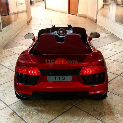 12V Audi Car for Kids with Remote | With Receiving Automatic Brake - 11Cart