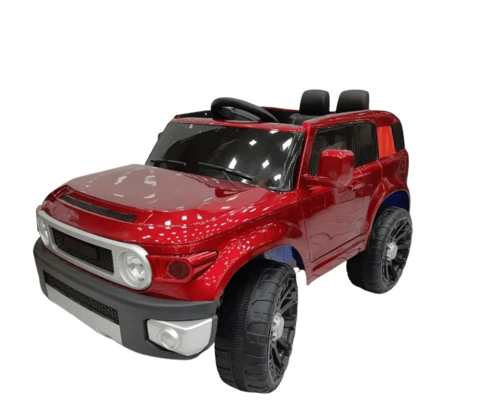 Toyota Ride on 12V Battery Operated Red & Black for Kids with Remote | Four-wheel suspension - 11Cart