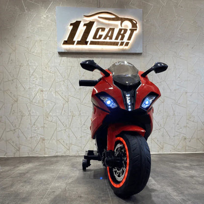 Red BMW S1000RR Superbike for Kids with Rechargeable Battery - 11Cart
