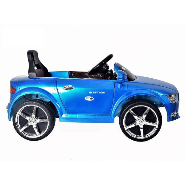 Electric Car for Kids with Remote Control & Manual Drive | Real car keys start & LED lights | Non-slip tires - 11Cart