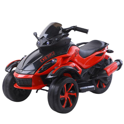 Dual Motor Electric 3 wheels Motorcycle for Kids - 11Cart