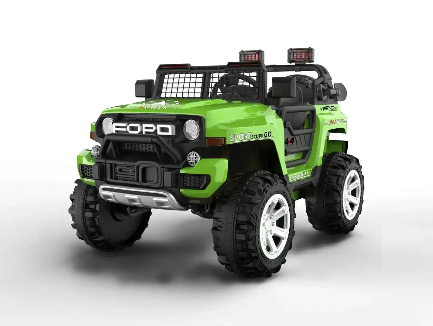 Electric Jeep FW9199 Ride on Car  Four Wheel Damping | Portable handlebar Jumbo Size - 11Cart