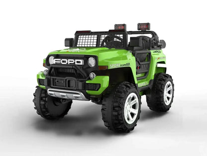 Electric Jeep FW9199 Ride on Car  Four Wheel Damping | Portable handlebar Jumbo Size - 11Cart