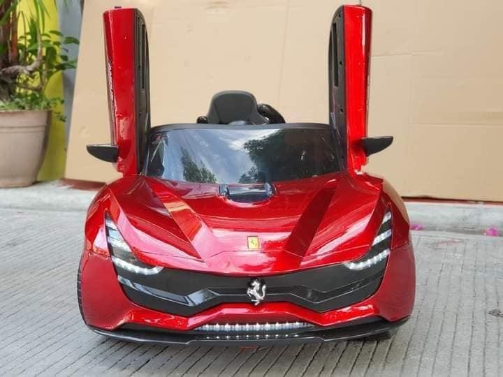 12V Ferrari Electric Supercar for Kids  with Four-channel 2.4G remote control | Openable Door - 11Cart